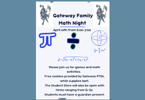  Math Night poster